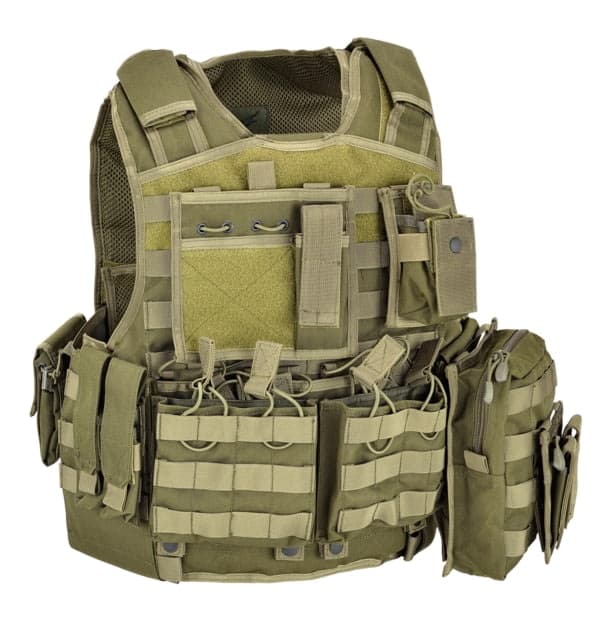 Defcon 5 Body Armor Carrier Set OD Green NSN 8465152062503 D5-BAV06 OD