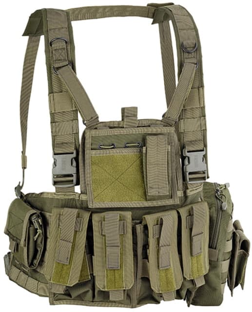 Defcon 5 Molle Recon Chest Rig OD Green NSN 8465152062521 D5-RC901 OD