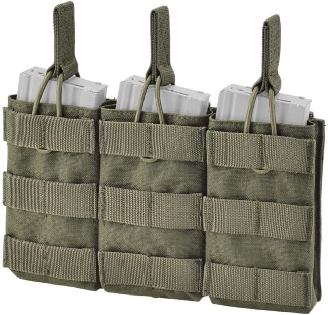 Defcon 5 Triple Open Magazine Pouch OD Green D5-M4AK3DO OD