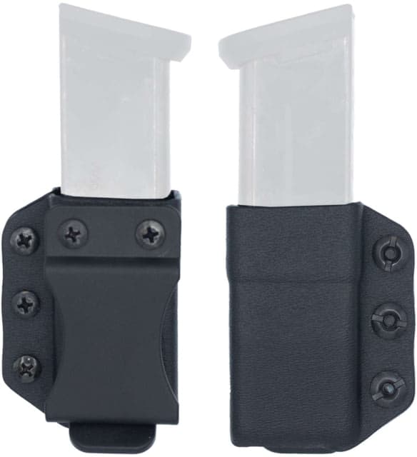 DeSantis A100 Persuader Mag Pouch Double Stack Kydex Belt Clip Ambidextrous Black