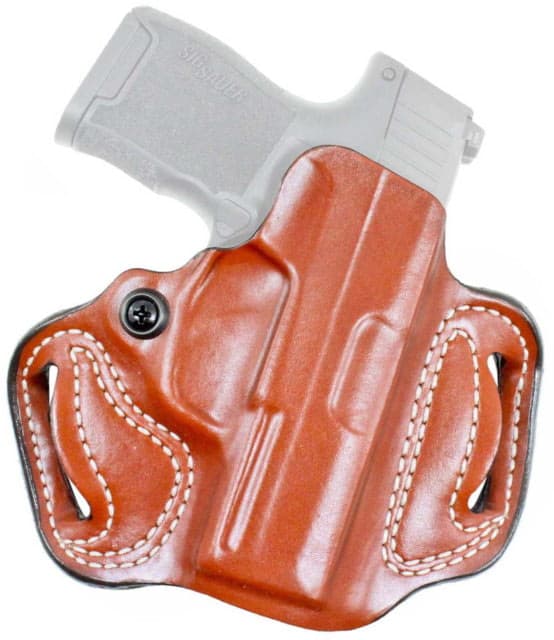 DeSantis Mini Slide Holster Left Glock 43X MOS w/ TLR-7 SUB Tan