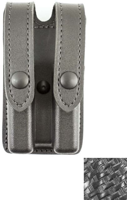 DeSantis Veritas Double Magazine Pouch SIG P320-M17 SIG P320-M18 Ambidextrous Basketweave Black