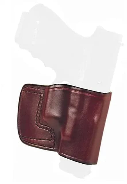 Don Hume J.i.t. Slide Owb Open Carry Holster Colt 1911 Government .380 Acp/Colt Mustang .380 Acp Right Hand Saddle Brown