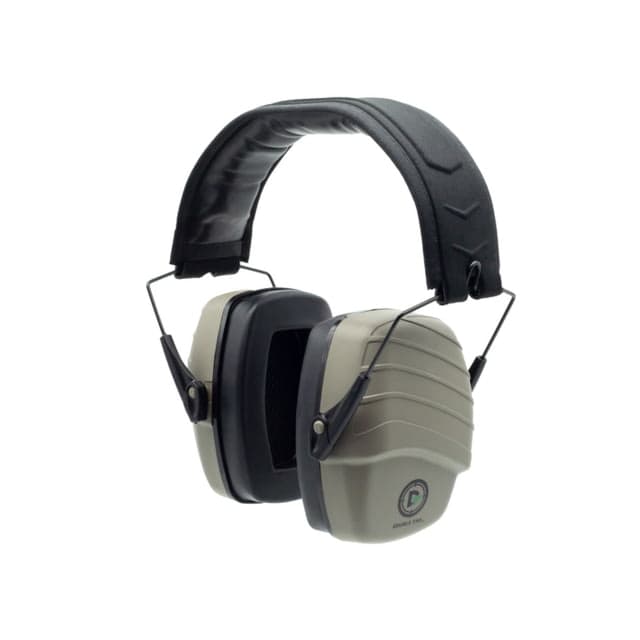 Double Tap Industries Passive Earmuffs - Hearing Protection Tan/Black