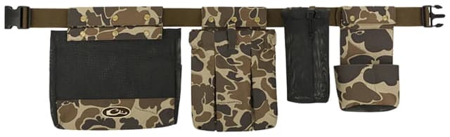 DRAKE Waterfowl Wingshooters Dove Belt Camo/Black Polyester Around the Waist Buckle Closure