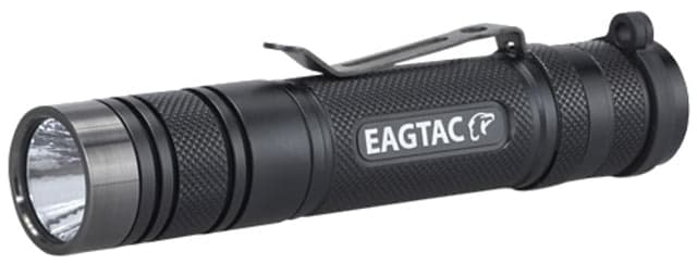 EAGTAC D25LC2 RC Clicky Flashlight XP-G2 S3 LED 599lm1x186502xCR123A Black