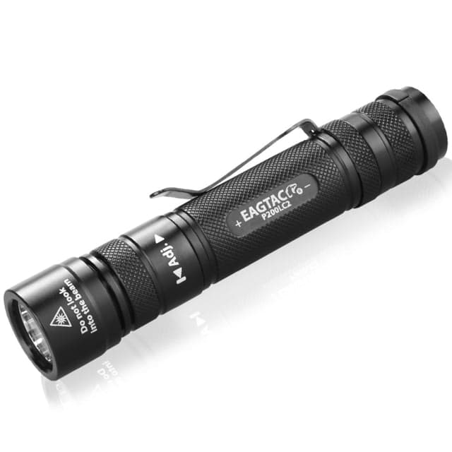 EAGTAC P200LC2 Flashlight XM-L2 U2 NW LED 1123lm Black
