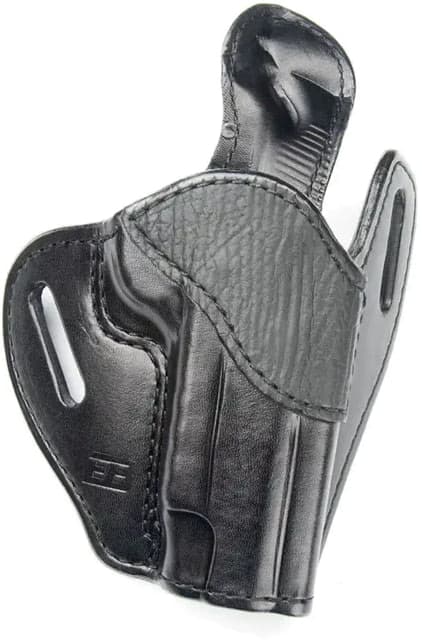 Ed Brown Products Govenment Lightrail OWB Belt Holster RMR Compatible Shark/Cow Black