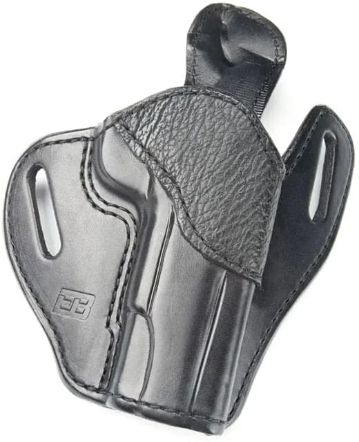 Ed Brown Products Government OWB Belt Holster RMR compatible Shark/Cow Black