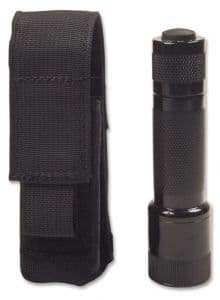 Elite Survival Systems Velcro Attach Flashlight Pouch Black