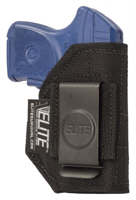 Elite Survival Systems Inside Pants Holster Ambidextrous Ruger LCP S&W BG380 w/Laser Black