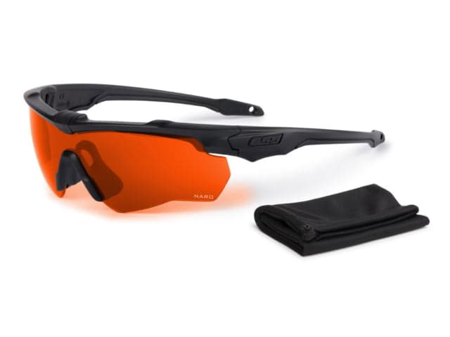 ESS CrossBlade ONE NARO Blk Laser LPL-5+ Safety Glasses Black Unisex