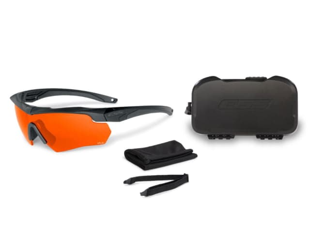 ESS Crossbow ONE Black Laser LPL-5+ Safety Glasses Black Unisex