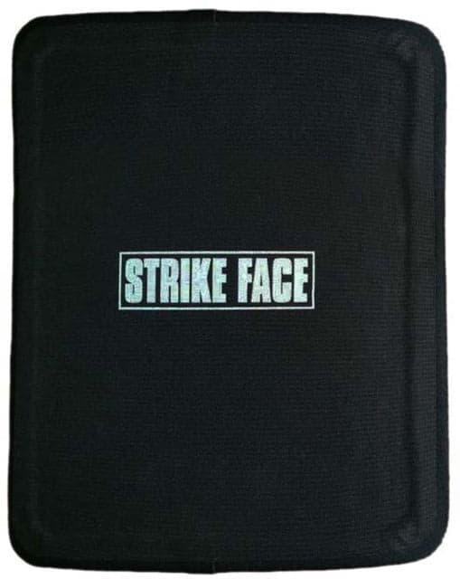 ExecDefense USA Level IV Hard Armor Plate Stand Alone Rectangle Cut Plate Black 10x12