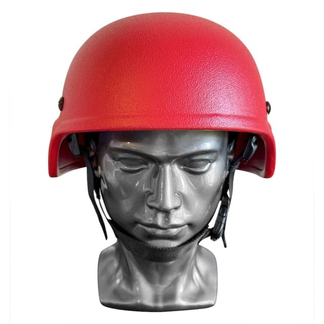 ExecDefense USA MICH Fire Ballistic Helmet III-A Red M
