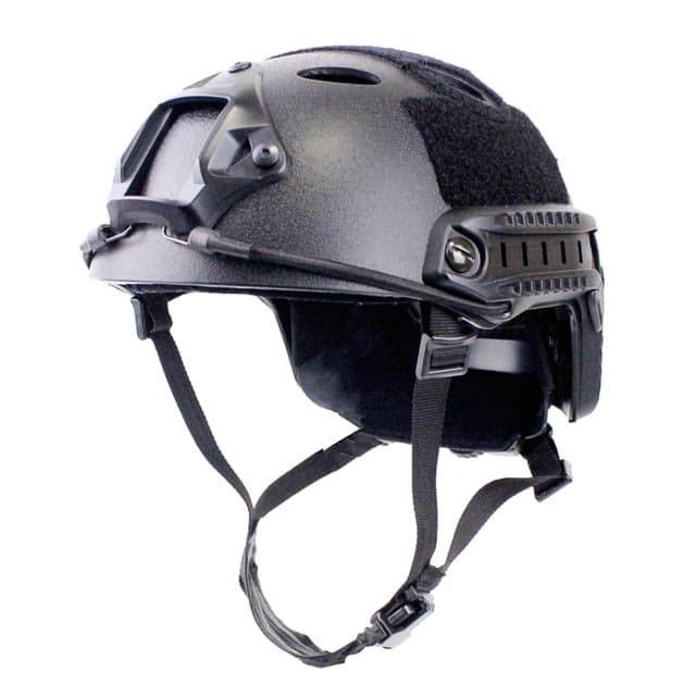 ExecDefense USA Tactical High-Cut Anti-Impact Bump Helmet Black Universal Size