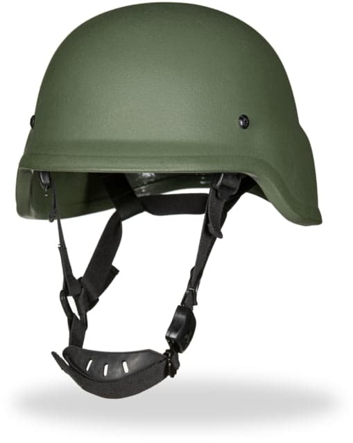 ExecDefense USA PASGT Level III A Ballistic Helmet Green X-Large