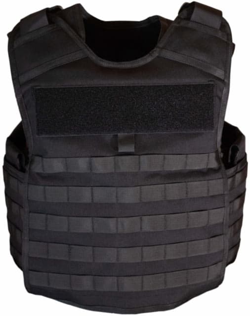 ExecDefense USA Tactical External Ballistic Vest w/MOLLE III-A Black 3XL
