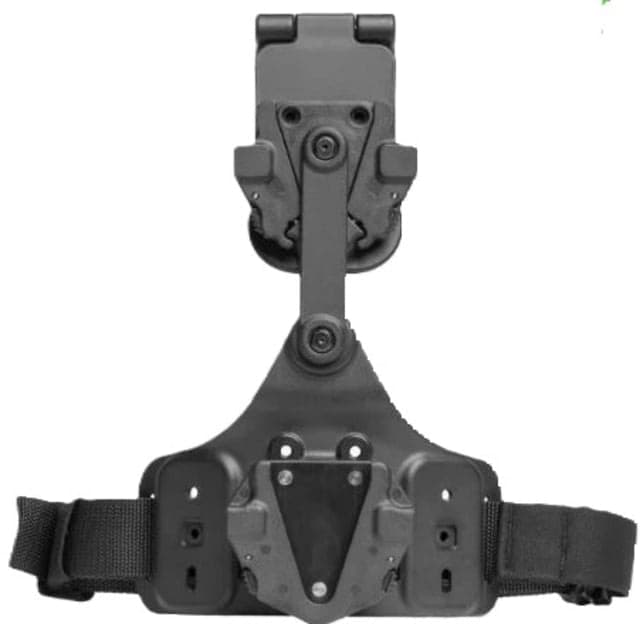 Alien Gear Holsters Holsters Rapid Force Expansion Dynamic Drop Leg Holster With Locking Belt Slide W/ Taq Strap W/Standard Buckle W/Bag Packaging
