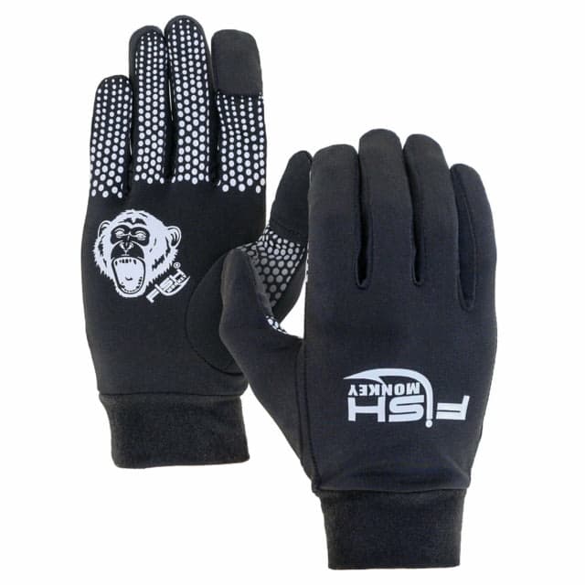 Fish Monkey Monkey Hands Glove Liner Black S/M