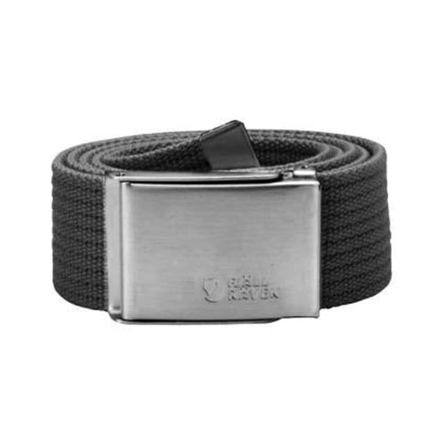 Fjallraven Canvas Belt Dark Grey One Size Size