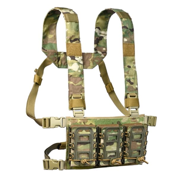 G-Code SYNC 3Zero Micro Chest Placard and Harness Multicam Green