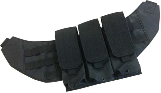 Galati Gear Chest Rig with Magazine Pouch Complete Kit Black 22in
