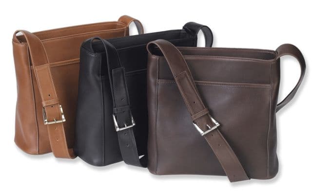 Galco Del Holster Handbag w/ Nickel Hardware Ambidextrous Black