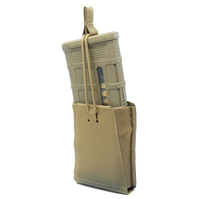 GBRS Group Single Rifle Magazine Pouch - Bungee Retention COYOTE