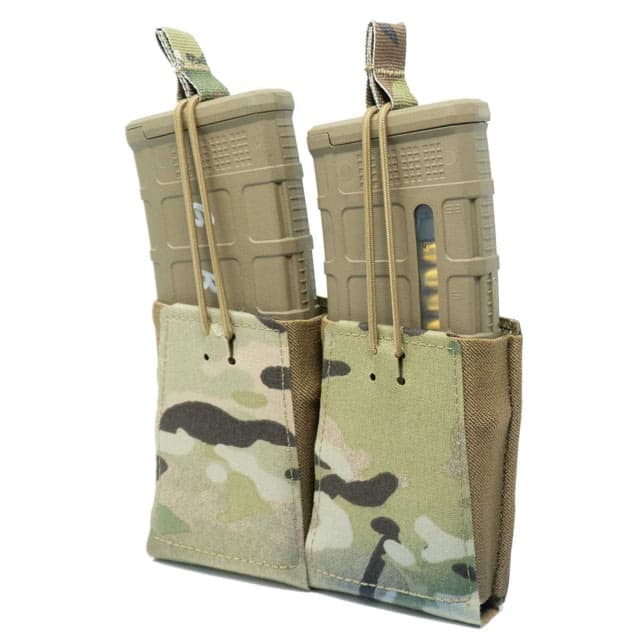 GBRS Group Double Rifle Magazine Pouch - Bungee Retention RANGER GREEN