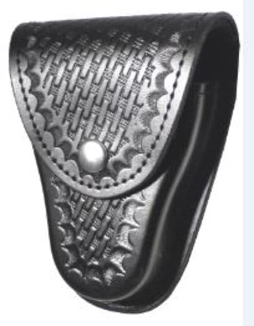 Gould & Goodrich K-Force K80 Handcuff Case/Glove Pouch Standard Hardware Black Weave