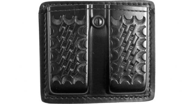 Gould & Goodrich K-Force Double Magazine Pouch - Glock 20/21/29 & Similar Black Weave