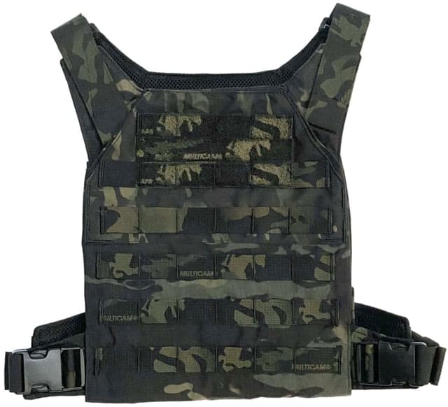 Grey Ghost Gear Minimalist Plate Carrier MultiCam Black
