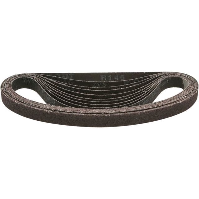Grizzly Industrial 1/2in. X 18in. A/O Sanding Belt 80 Grit 10 Pk.