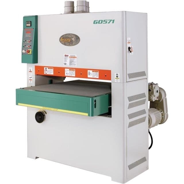 Grizzly Industrial 37in. Wide-Belt Sander Single-Phase