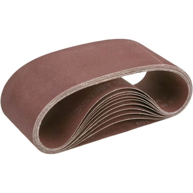 Grizzly Industrial 4in. X 24in. A/O Sanding Belt 120 Grit 10 Pk.
