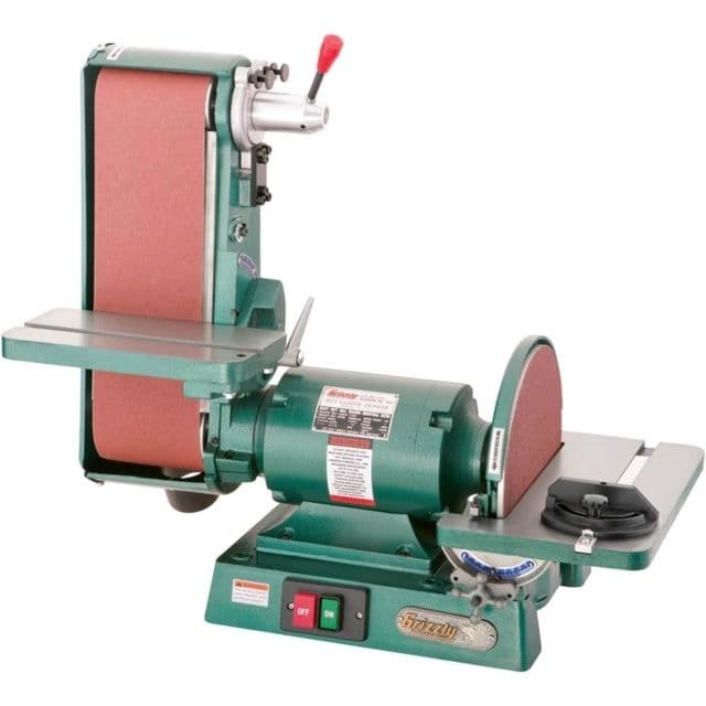 Grizzly Industrial Combination Sander 6in. x 48in. Belt 12in. Disc 3450 RPM