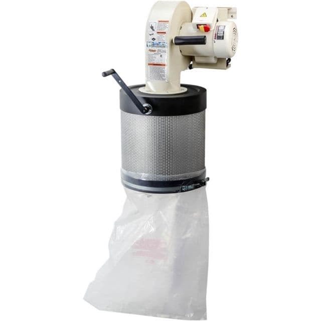 Grizzly Industrial Wall-Mount Dust Collector with Canister Filter