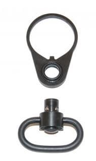 Guntec Usa Ar-15 Endplate For Qd Single Point Sling Adapter W/Swivel