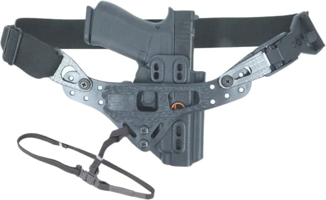 Henry Holsters Flint Boltaron Compact Iwb Appendix Holster W/ Enigma Standard Partial Sweat Guard Glock 48 Right Hand Black