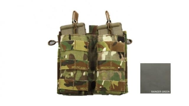 High Ground Gear 5.56 Drop Down Admin Pouch Double Holds 2 Ranger Green