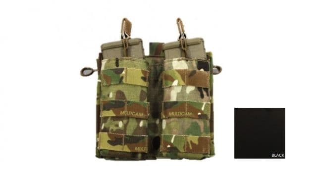 High Ground Gear 5.56 Drop Down Admin Pouch Double Holds 2 Black