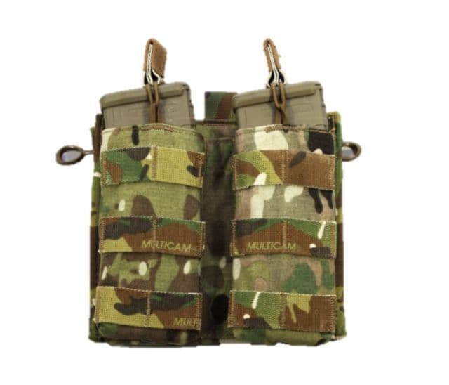 High Ground Gear 5.56 Drop Down Admin Pouch Double Holds 2 Multi-Cam