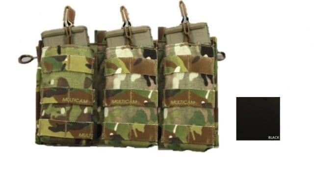 High Ground Gear 5.56 Drop Down Admin Pouch Triple Holds 3 Black