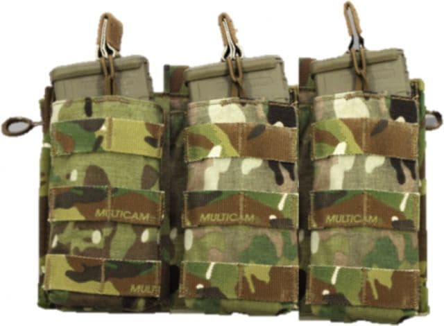 High Ground Gear 5.56 Drop Down Admin Pouch Triple Holds 3 Multi-Cam