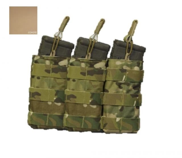 High Ground Gear 5.56 Side-by-Side Mag Pouch Triple Coyote