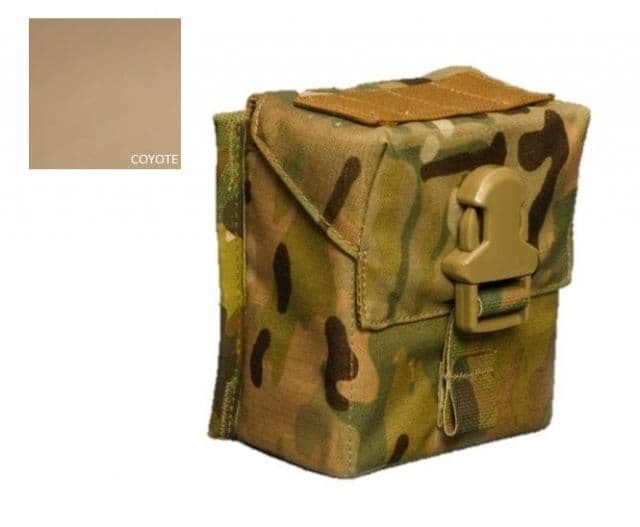 High Ground Gear 5590 Battery / Accessory /PLRF Pouch Coyote