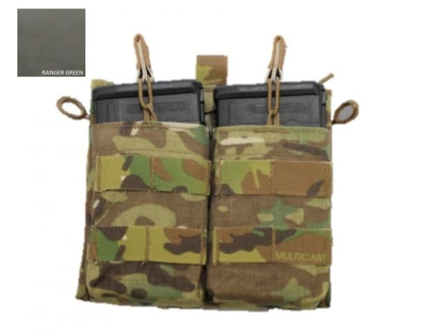 High Ground Gear 7.62 Drop Down Admin Pouch Holds 2 Ranger Green