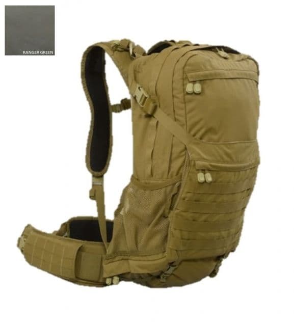 High Ground Gear HG 3 Day Pack with LG/XL Waist Belt Ranger Green L/XL