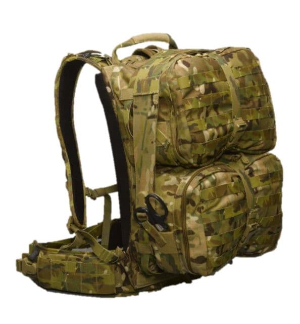High Ground Gear HG Rigid-Frame Modular Trauma Pack with SM/MD Waist Belt Multi-Cam